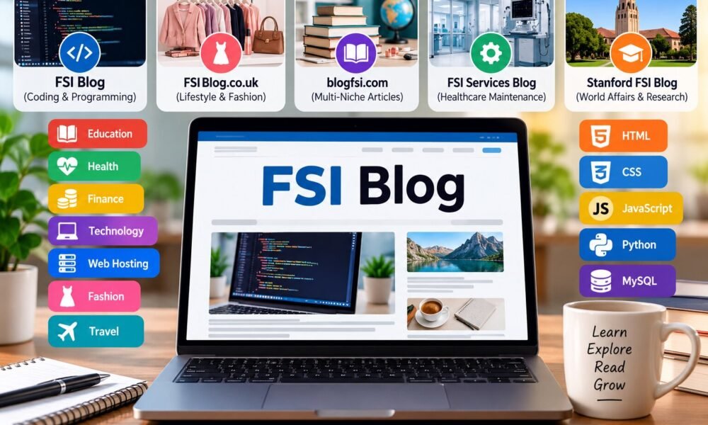 FSI Blog: Explore Its Main Features, Uses, and Different Websites in 2026